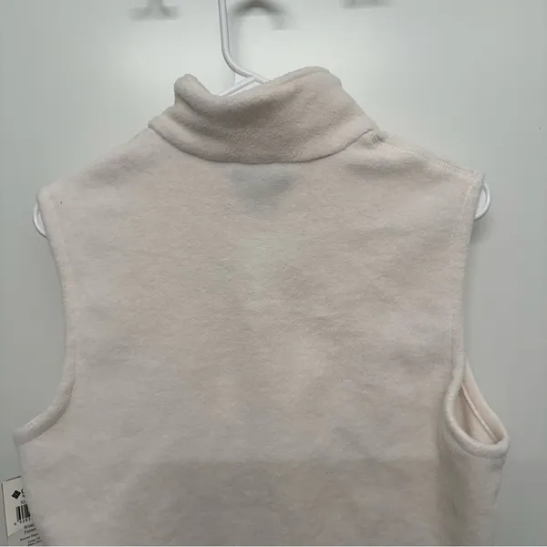 NWT Columbia White Fleece Vest - Image 6