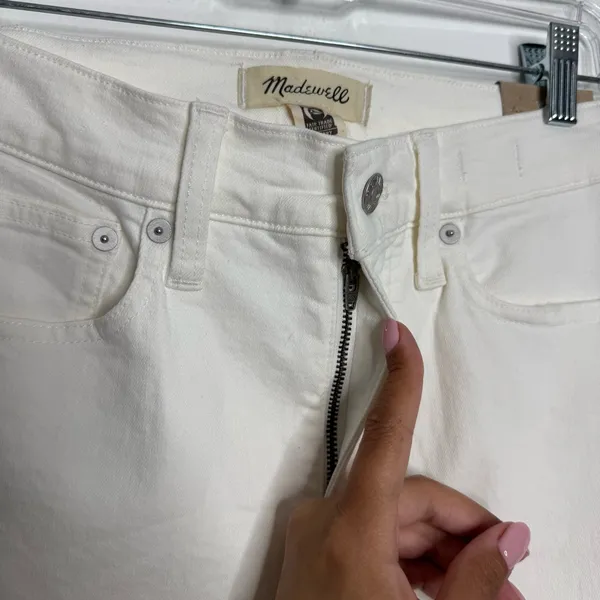 NWT Madewell The Perfect Vintage Jean In Tile White ND501 Size 25‎ - Image 4