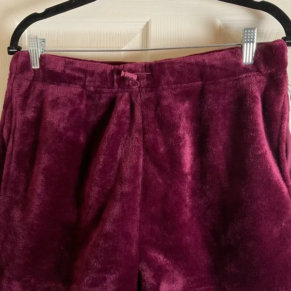 Angel Kiss Sherpa Loungewear Shorts Purple NWT Large - Image 5