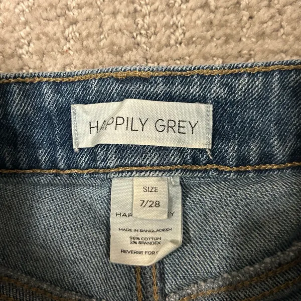 Happily Grey Mom Shorts Gray Size 28 - Image 2