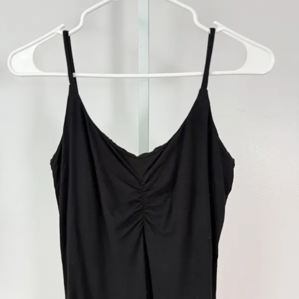 Seraphine sz 4‎ Black Ruched V Neck Cami Tank Top casual - Image 2