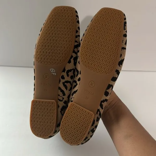 Vivaia Women's Animal Print Sq Toe Business Casual Travel Comfort Walking Margot - Image 5