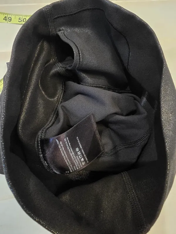 {2} Lululemon Align High Rise Pant Legging Tights Black Shine - Image 12