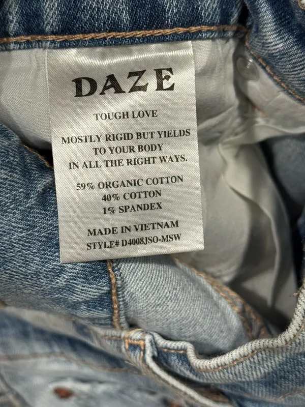 Daze Tough Love Slouch 90’s Shorts Blue Size 26 - Image 5