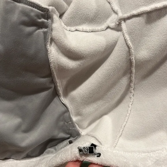 Mountain Hardwear Monkey‎ Fleece Jacket white size medium hooded - Image 7