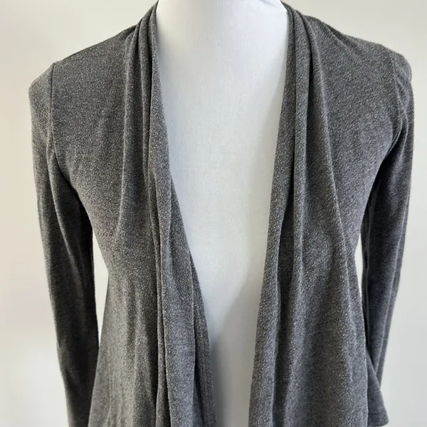 Ambiance Grey Cardigan Sweater Sz SM‎ - Image 2