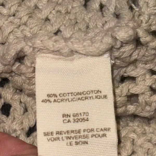 Free People open crochet knit boho buttoned vest - Image 9