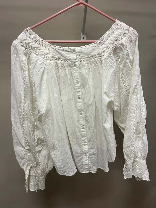 Free People Flowy Long Top - Image 2