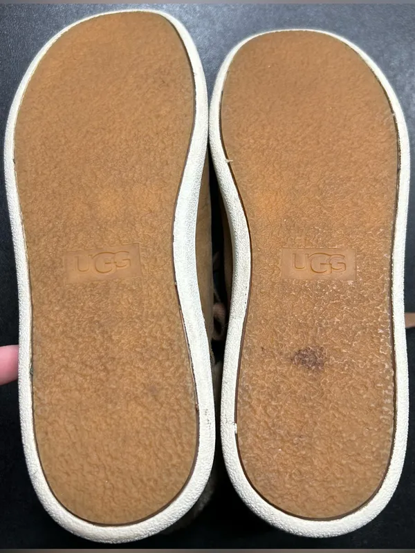 Ugg Women’s Size 8 Tan Shearling Lined Leather High Top Boot - Image 7