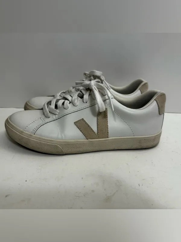 VEJA Sneakers Campo Women’s Size 7.0 Leather Sneakers White - Image 2