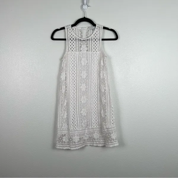 Cupcakes And‎ Cashmere Luca Lace Dress White Sz XS - Image 4