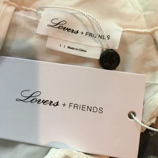 Lovers + Friends Casper White Eyelet Dress Mini L v6x - Image 10