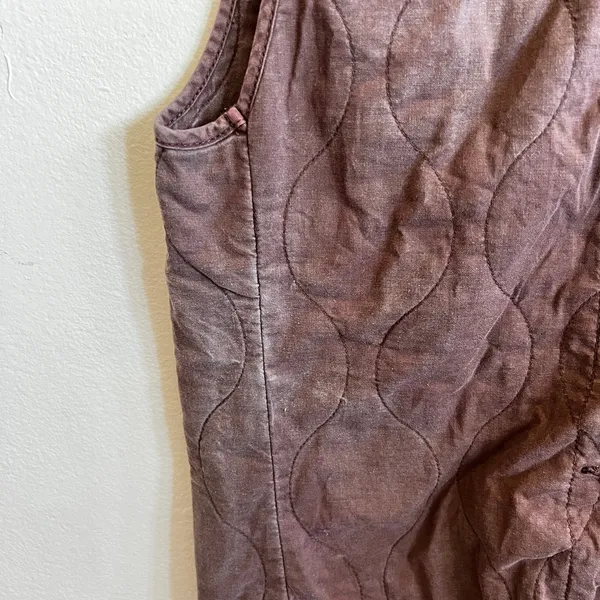 American Eagle Quilted Vest Y2K 2000s Streetwear Layering Outdoors Retro‎ Medium - Image 3