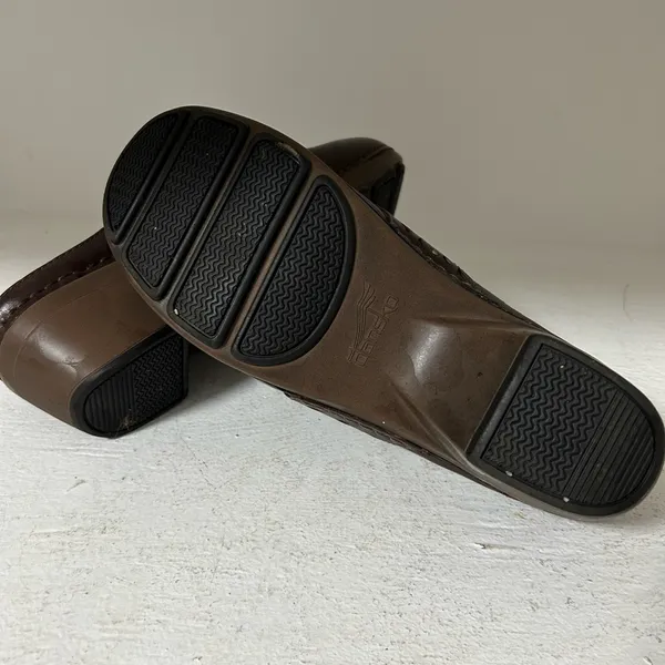 Dansko Dark Brown Leather Mules - Image 7