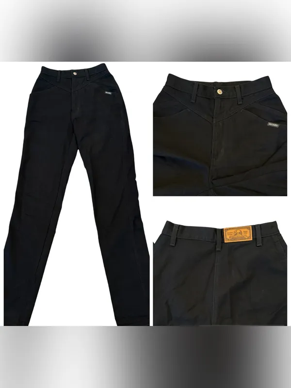 Rocky Mountain Vintage Bareback High Rise Jeans Black Size 9 (25 x35) Long Tall - Image 2