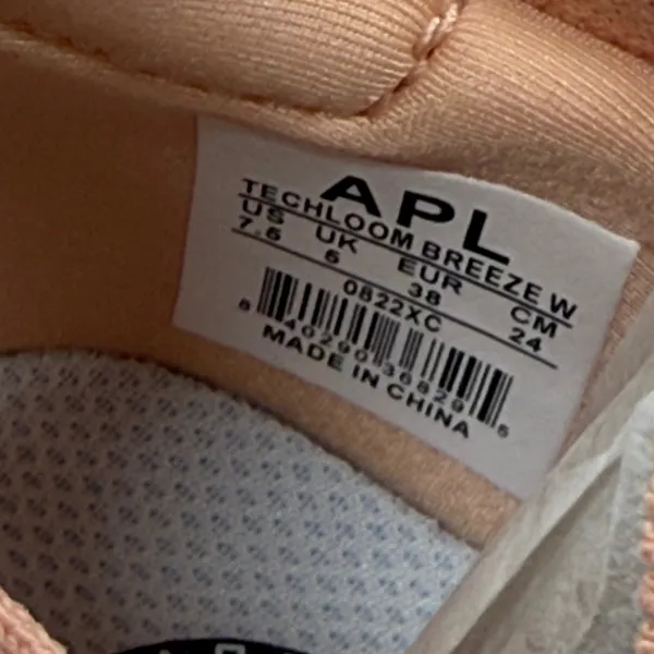 APL Techloom Breeze‎ Running Shoes Athletic Sneakers Blush Ivory Women's 7.5 - Image 7