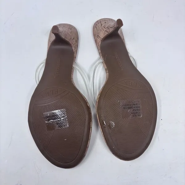 Marbella Cork Wedge Sandals size 10 - Image 8