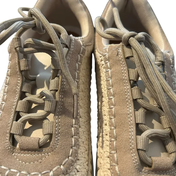 Outwoods Shauna-2 Fashion Sneakers Shoes Women SZ 8 Beige Crochet Sides Artsy - Image 4