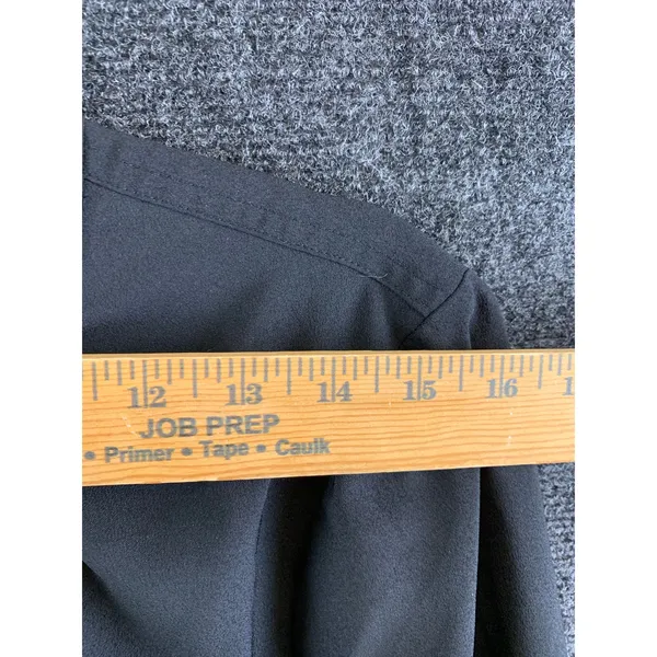 J.Crew Women's Black Dark Academia Schoolhouse Victorian Shirt Dress Tie Waist - Image 6