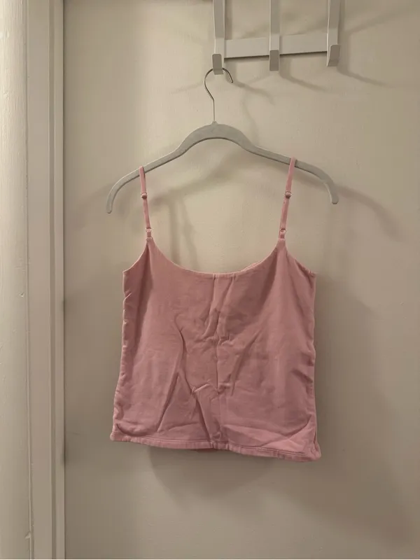 Abercrombie & Fitch Light Pink Square Neck Camisole - Image 5