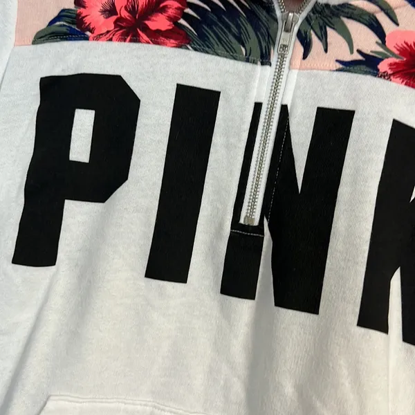 PINK - Victoria's Secret hoodie pullover sweater size L - Image 3