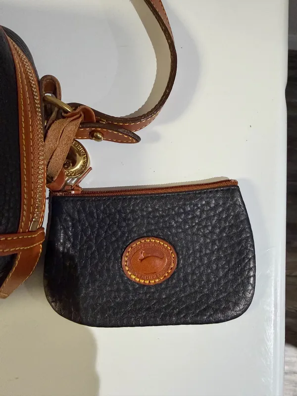 Vintage Dooney & Bourke W/Coin Pouch - Image 3