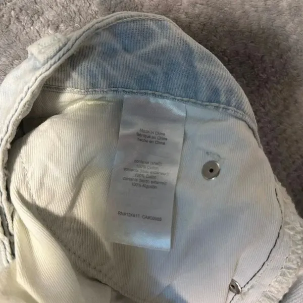 WeWoreWhat The Icon Jean Size 28 Icy Light Wash High Rise Straight Leg NEW #1600 - Image 10