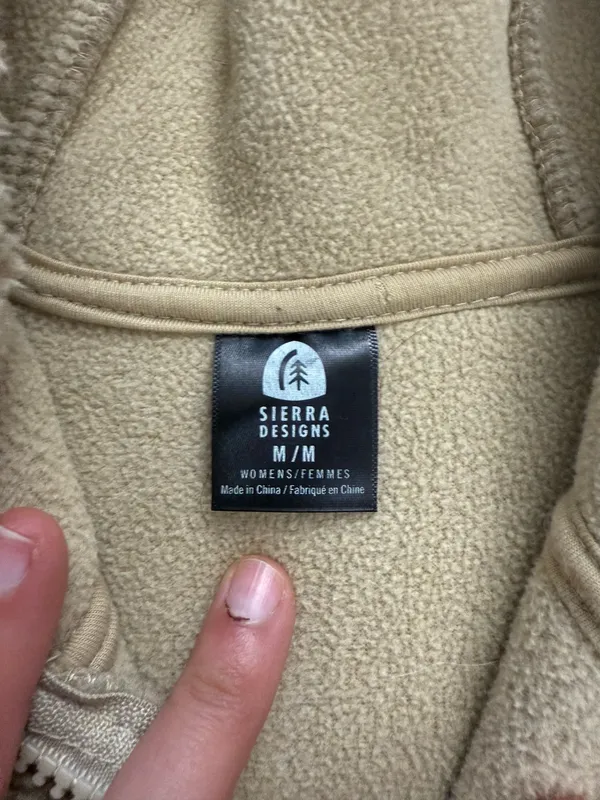 Midweight winter coat Tan Size M - Image 3