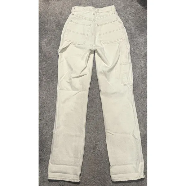 Abercrombie Fitch 24 Regular '90s Straight Jean Curve Love High Rise Utility - Image 4