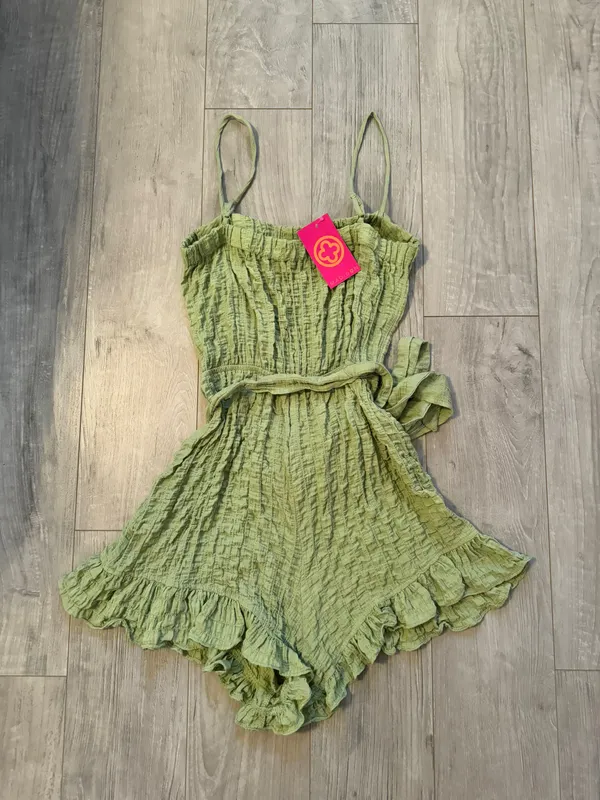 1 Madison Carolyn Textured Romper - Image 2