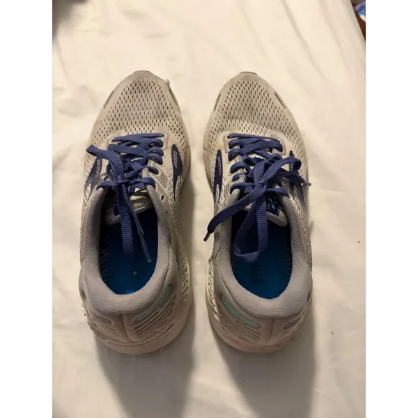 Brooks‎ Adrenaline GTS 22 Running Shoes Grey Blue Stability Sneakers Womens 7.5 - Image 2