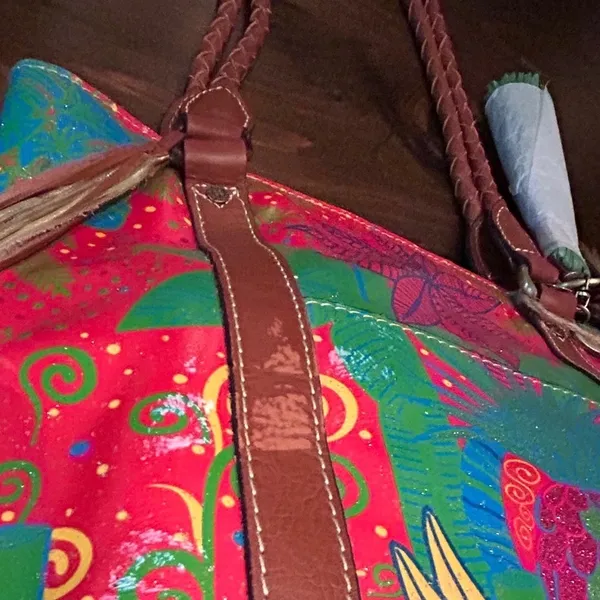Patricia Nash Rena‎ Tote Tropicana Summer Festival Bag Purse Bohemian Artistic - Image 15