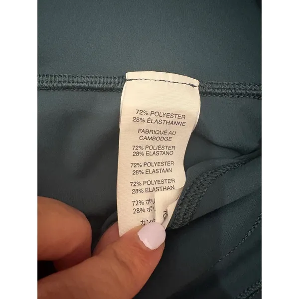 Vuori Daily Jogger Women XL Teal Green High Rise Athletic Performance Pants - Image 7