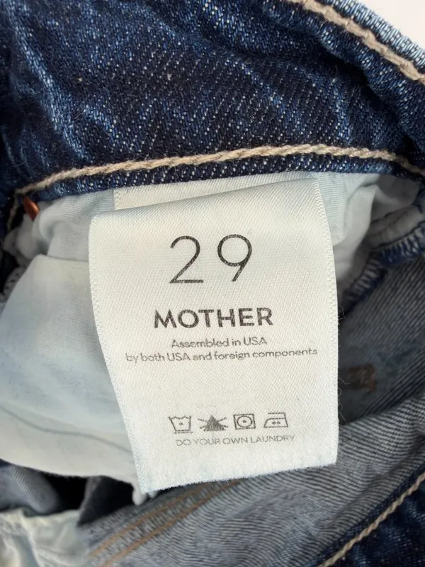MOTHER Lil' Spitfire Nerdy Cuff High‎ Rise Jeans Size 29 - Image 12