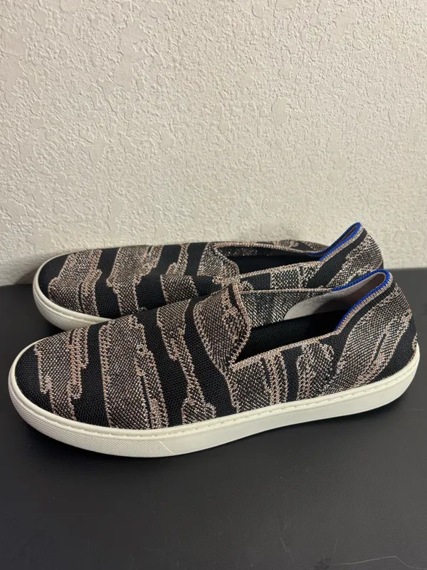 ROTHYS The Original Gold Shimmer Slip On Sneakers size 9 - Image 3
