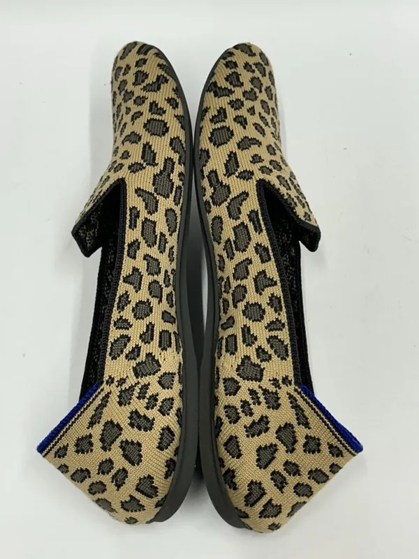 Rothy's Shoes Womens Size 7.5 The Loafer Leopard Print Round Toe Comfort Slip On - Image 8