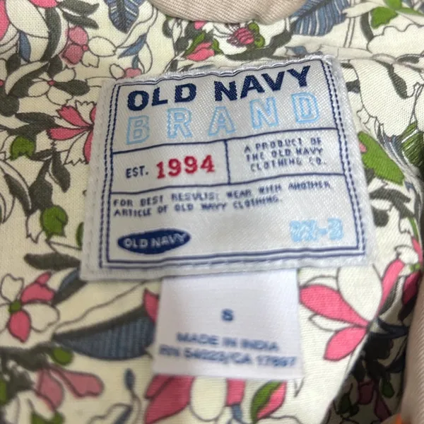 Old Navy Women Military Utility Jacket S Tan Safari Gorpcore Field Coat Cotton - Image 6