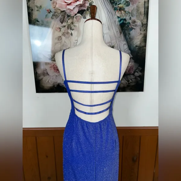 Beautiful Vintage 90s JUMP Sparkling Prom Gown! - Image 6