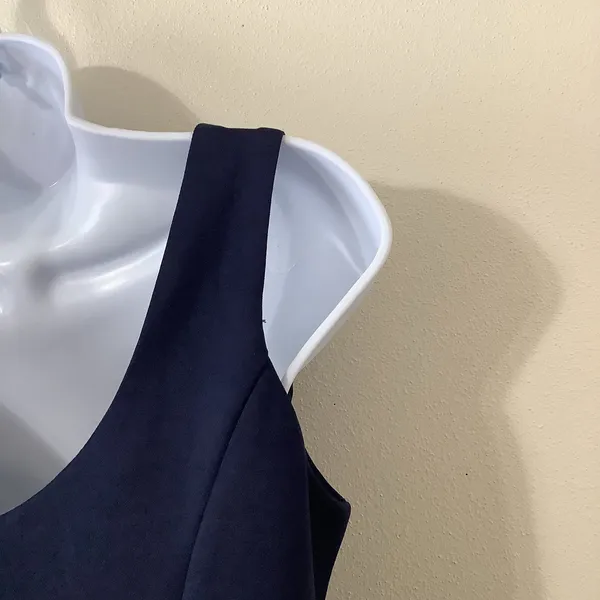 City Studio Navy Lace Detail‎ Going Out Date Night Formal Stretch Dress Small - Image 9