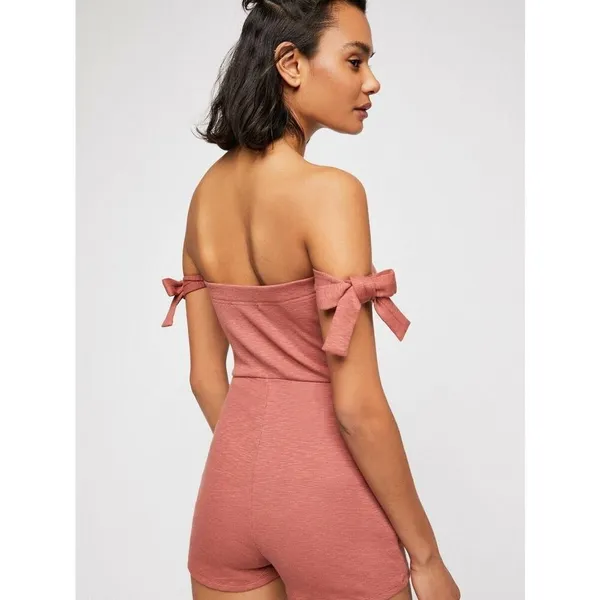Free People FP Beach Pink Romper Size XS - Image 2