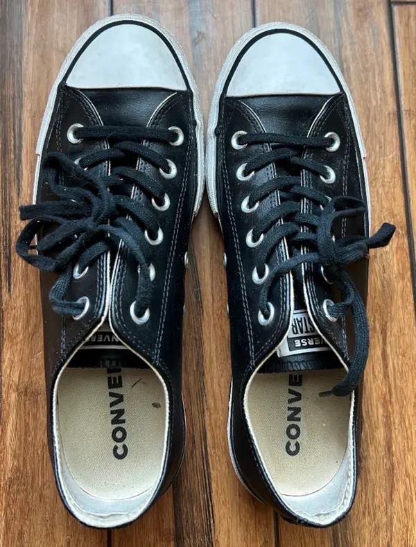 Converse Women’s Black Low Top Sneakers - Image 2