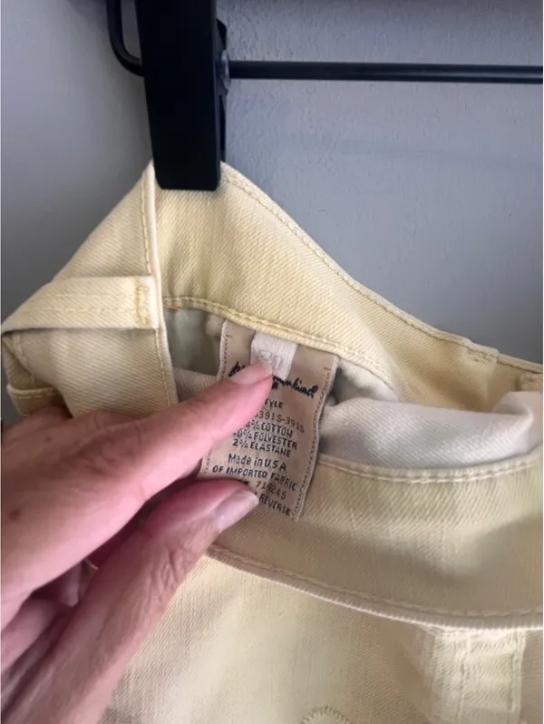 Seven For All Mankind Yellow Jeans Tall 31 - Image 8