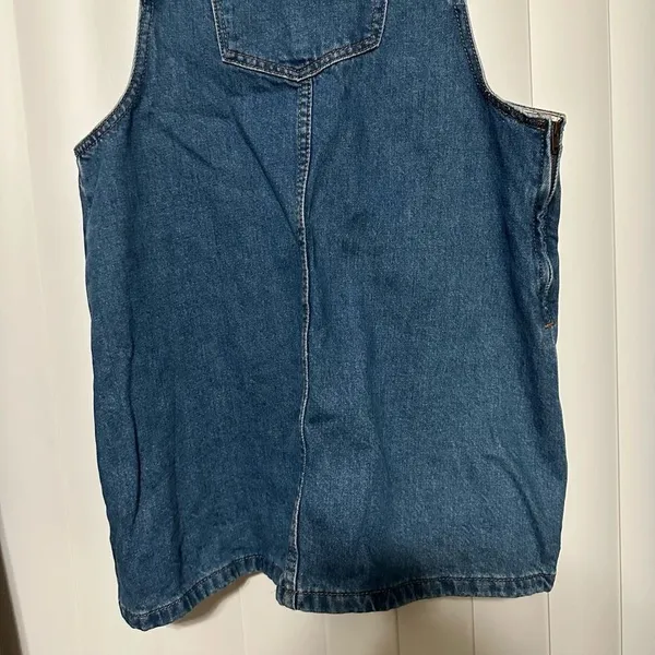 Forever 21 denim jean overall skirt - Image 2