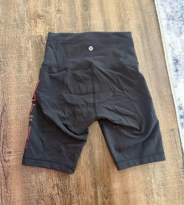 Lululemon orange theory biker shorts - Image 2