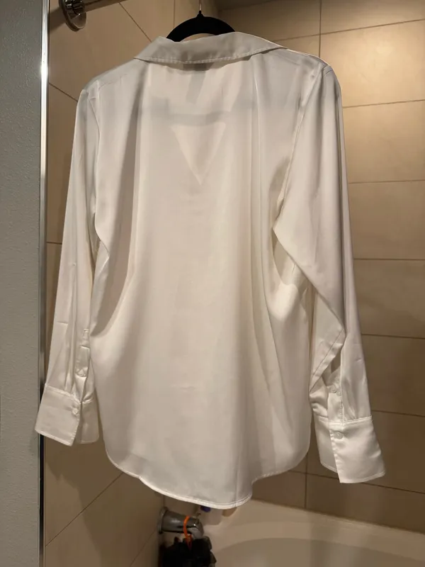 H&M Button Down Shirt White - Image 2