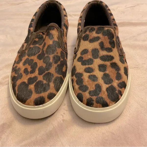 Lauren Ralph Lauren Cedar II Slip On Shoes Womens 6B Leopard Print Calf Hair - Image 10
