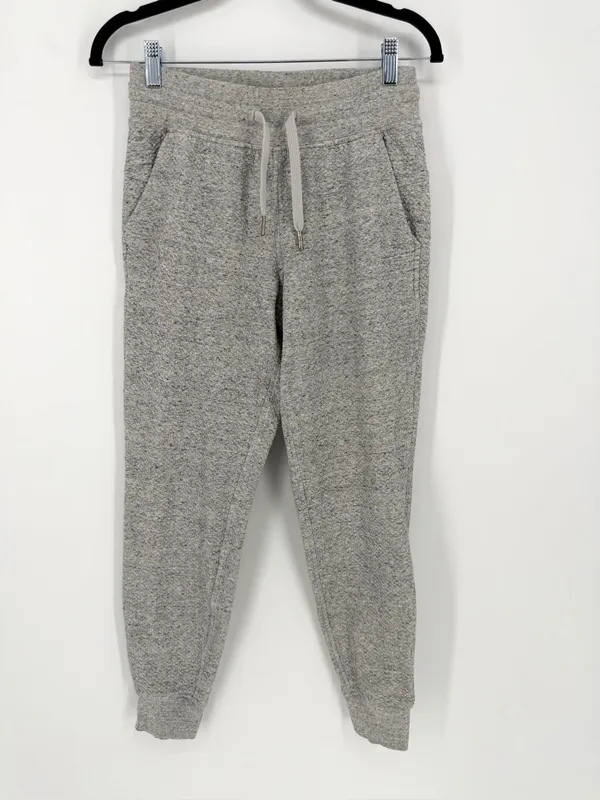 Lululemon Warm Down Jogger II 28" Heathered Melody Light Grey‎ Size 4 Sweatpants - Image 3