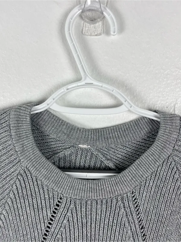 LULULEMON The Sweater The Better Gray Knit Long Sleeves Sweater - Image 5
