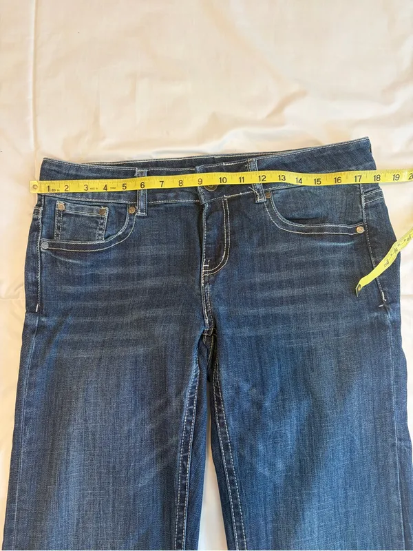 Stetson Classic Bootcut Jeans 14 Long Western Stretch Denim M4 - Image 7