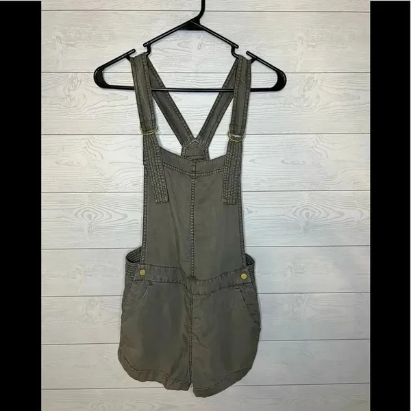 Divided gray Bib shorts with adjustable shoulder straps Size 4 - Image 2